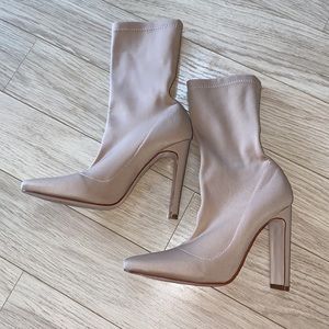 Nude Sock Booties